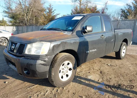 2005 Nissan Titan Xe из США, поврежденный, VIN 1N6AA06A55N569449